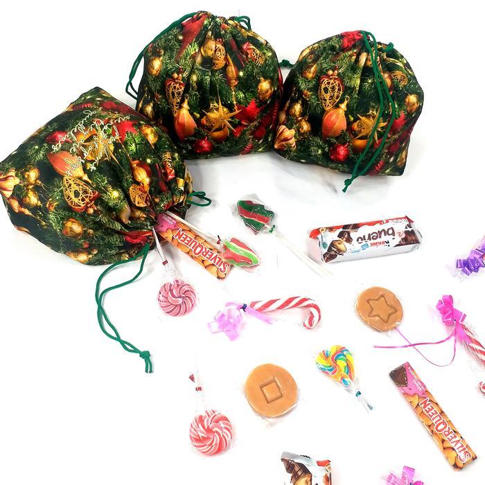 Pouch Serut Pohon Natal Christmas Wreath bungkus Hampers Gift Natalan