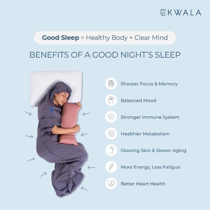 KWALA Cocoon Selimut Bedong Selimut Dewasa Selimut Travel Selimut Hoodie