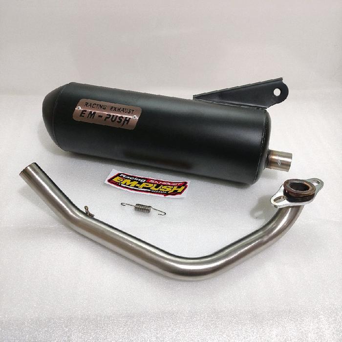 KNALPOT EMPUSH RACING EXHAUST MP7 MPRING HONDA BEAT SCOOPY KARBU ESP FI GENIO BEAT DELUX