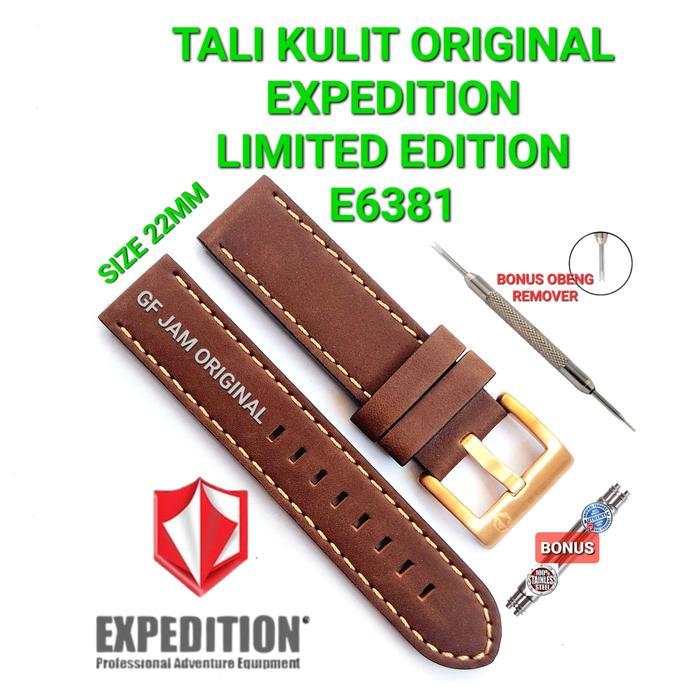 Terlaris TALI JAM TANGAN EXPEDITION LIMITED EDITION ORIGINAL E6381 22MM 24 26MM SALE