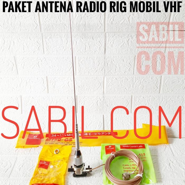 Terbaru Jual Paket Antena Mobil Vhf / Antena Radio Rig Mobil Vhf Murah