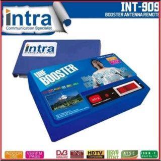 Terlaris Boster Antena Tv Intra Int - 909 Tg Penguat Sinyal Digital Analog Original Boster
