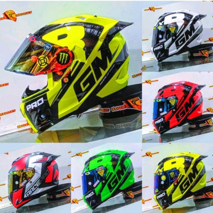 HELM FULL FACE GM RACE PRO YELLOW FLUO
