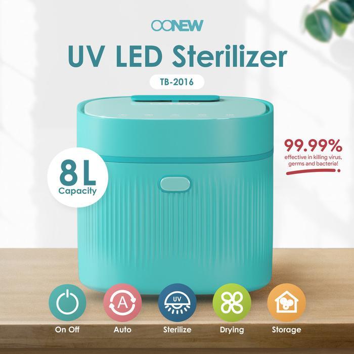 OONEW UV LED Sterilizer with 6 UV-C LED Lights / UV Sterilizer Box