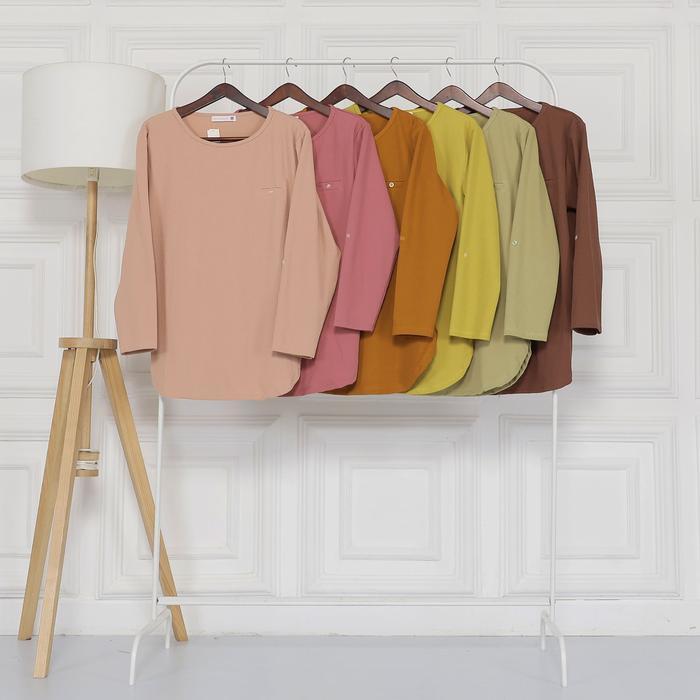 "New" [NAYLA BLOUSE] KAOS ATASAN FENOMENAL WANITA LENGAN PANJANG muslim baju