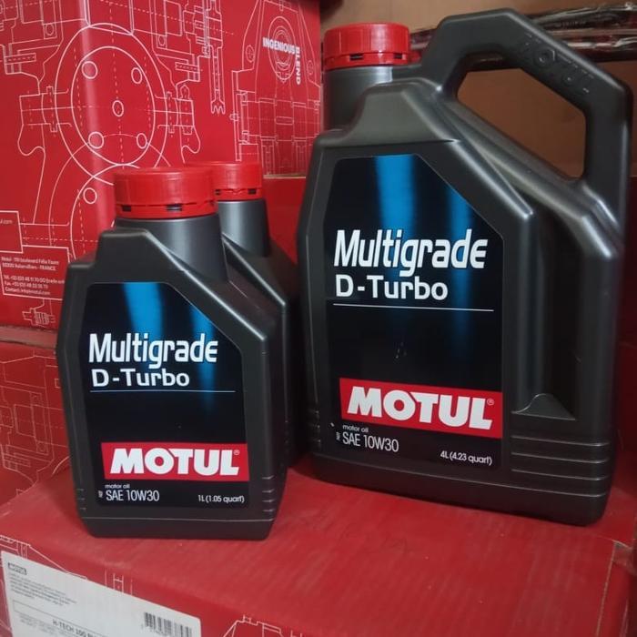 MOTUL MULTI GRADE D-TURBO 10W-30 (DIESEL) Car Engine Mesin Oli
