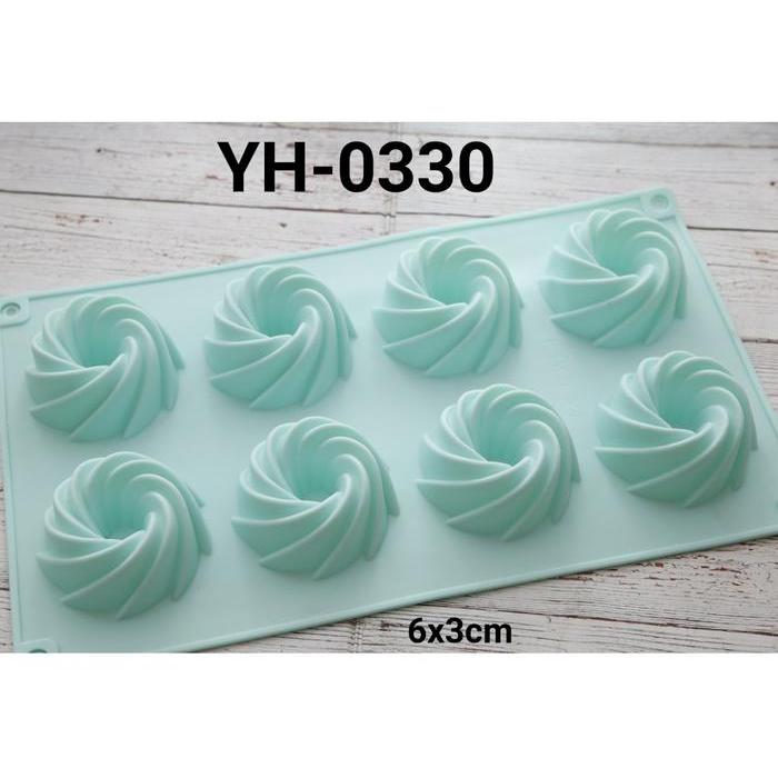 YH-0330 Cetakan Silikon Putu Ayu Entremet Cream Cake Mini Chiffon Cake