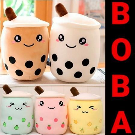 Miniso Toys - Boneka Boba Milk Tea Plusran L Bahan Yelvo