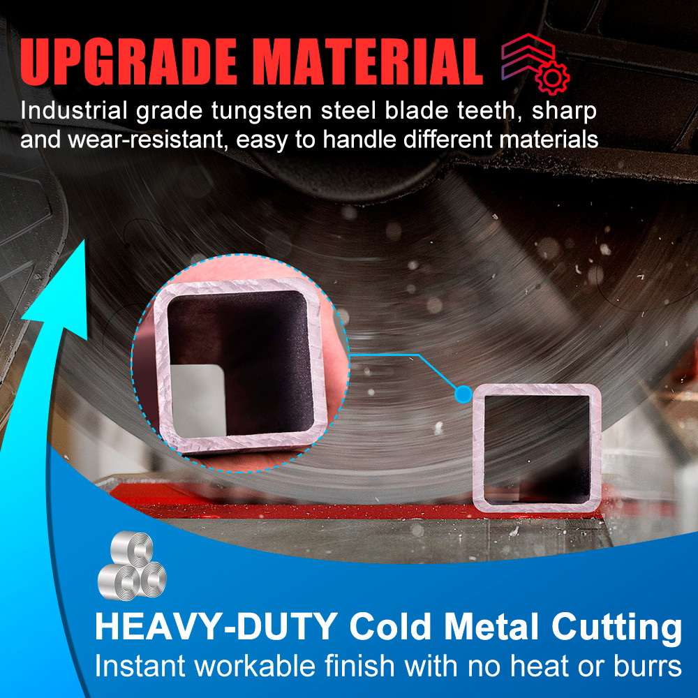 XCAN Metal Cutting Blade 355mm Circular Saw Blade For Aluminum Iron Steel Metal Cutting Disc Carbide