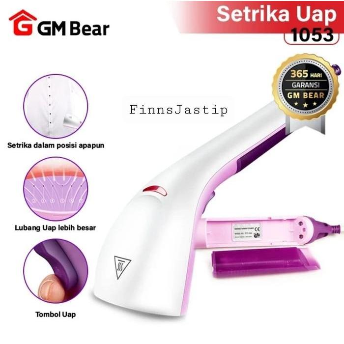 Gm Bear Setrika Uap Genggam Fungsional 1053 / Steam Ironer