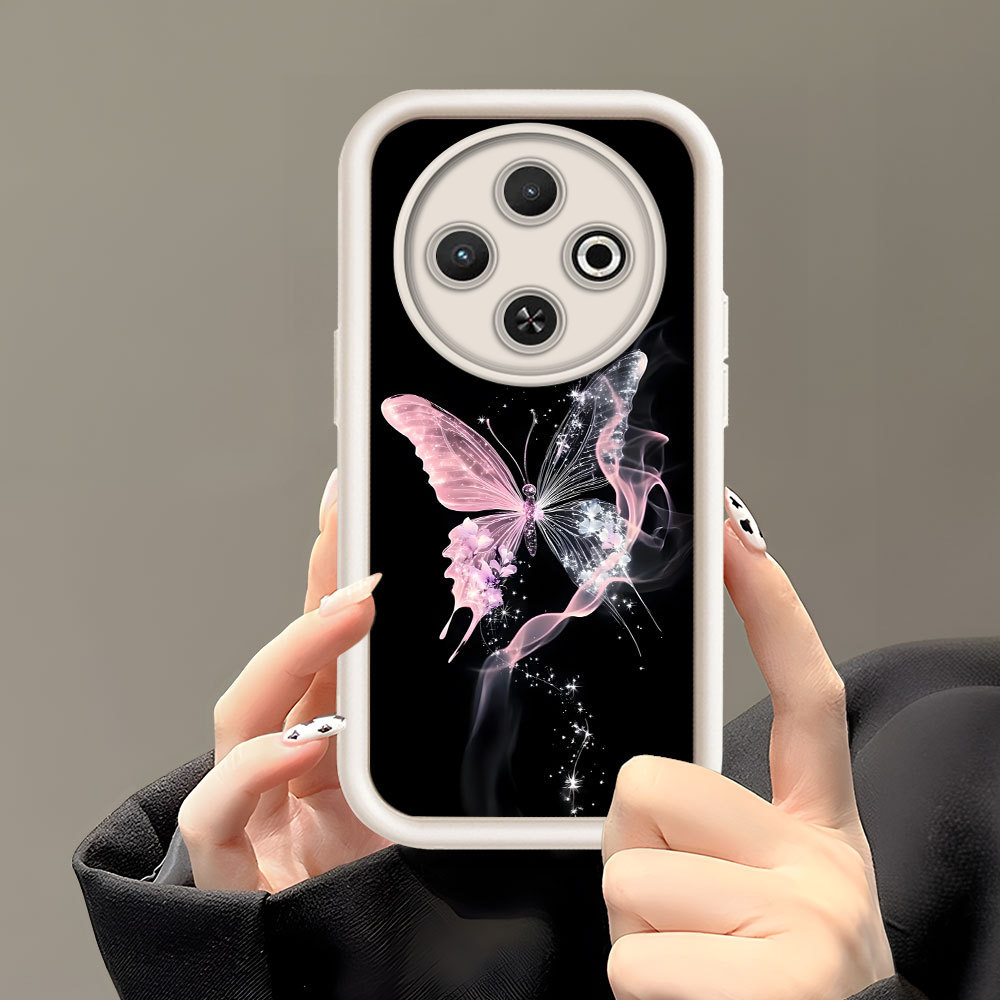 Casing Hp Untuk Tecno Spark 30C Phone Case Softcase Soft Imut Kesing Kupu Cassing DXH30 6164 TY