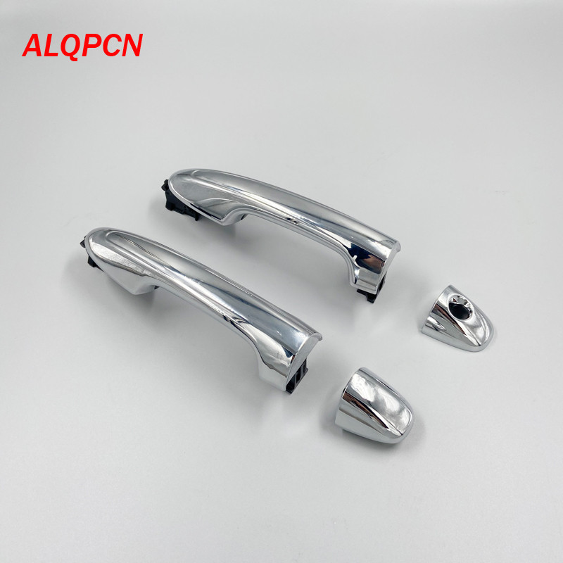 CHROME DOOR OUTER HANDLE WITH CAP FOR TOYOTA PICKUP HILUX REVO 2015-2018