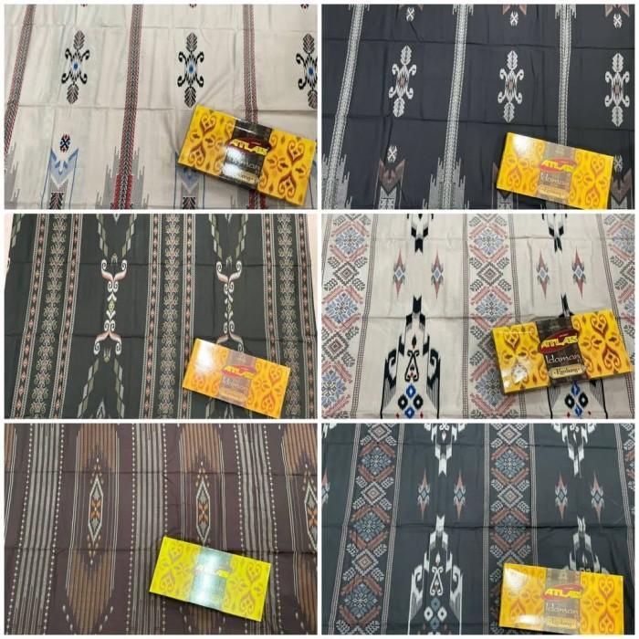 Sarung Atlas Idaman Kembang motif BHS - Grosir Sarung Atlas BHS Motif Mewah