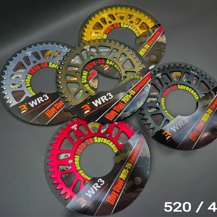 Wr3 Gear Belakang Wr3 Yamaha R25 R6 / Kawasaki Ninja 250