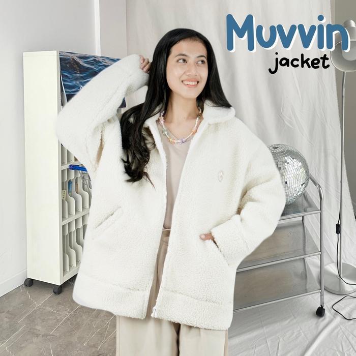 [Marasoe LIVE] MUVVIN JACKET - Jaket Bulu Domba Jaket Sherpa Bulu Jaket Bromo Jaket Bulu Tebal Jaket