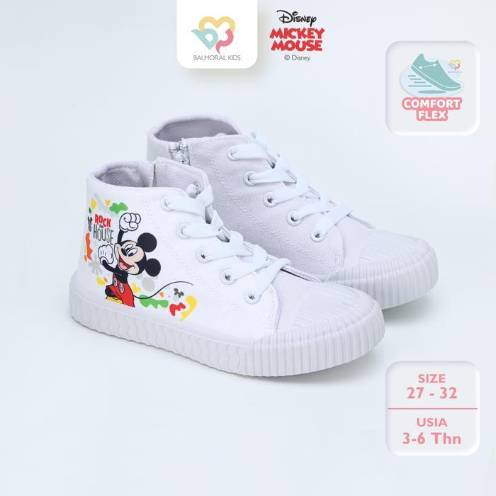 Lnoonty Baby - Balmoral Kids Sepatu High Sneakers Disney Usia 4 - 6,5 Tahun Mn/Mc-Mkh03/04