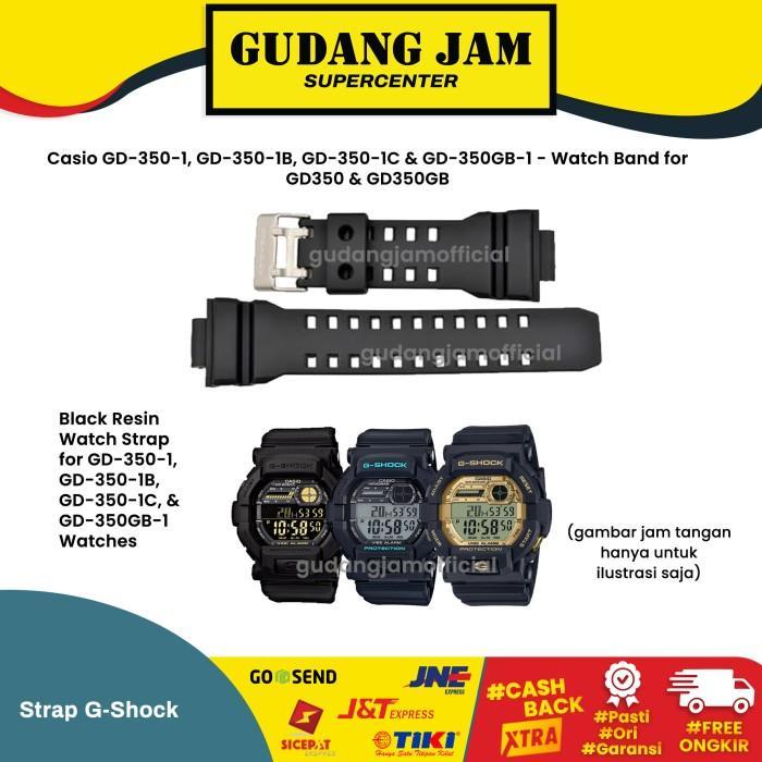 Ready Tali Strap G-Shock GD-350 GD350 GD-350GB GD350GB GD 350 Casio Original