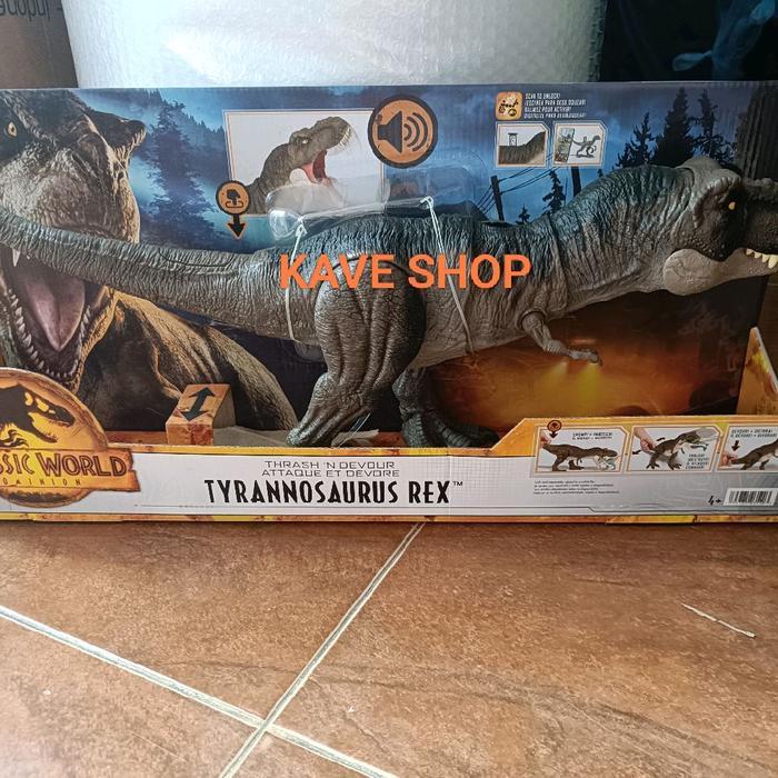 Ready Jurassic World : Camp Cretaceous Stomp 'N Escape Tyrannosaurus Rex - Indominus - Original -