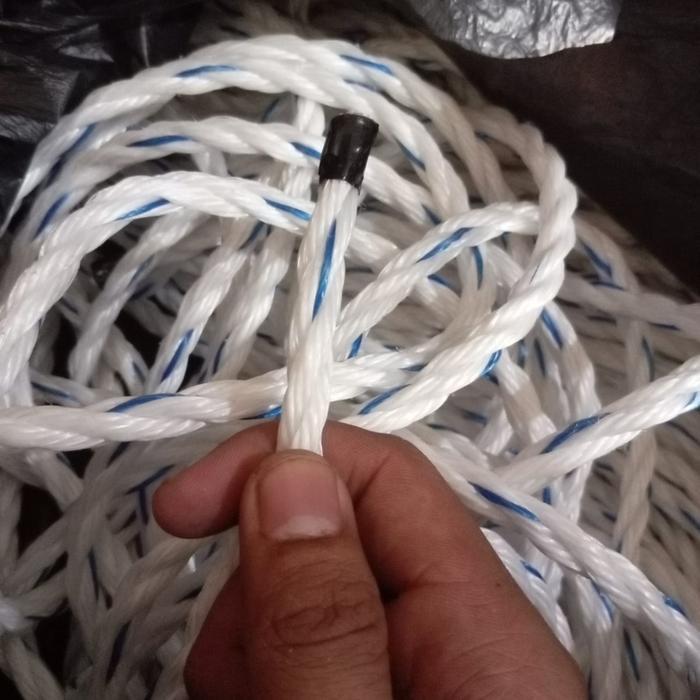 Tali Tambang plastik pp 8mm hrg per meter