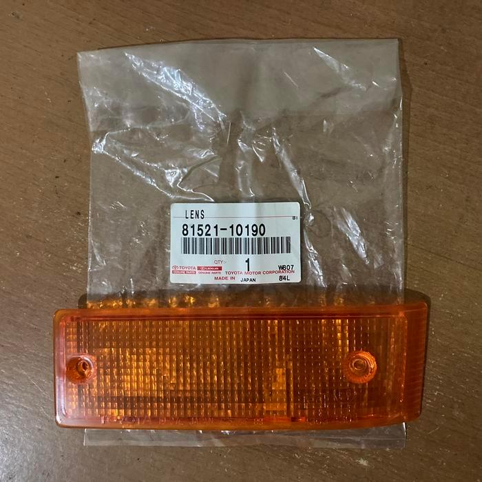 Lens Front Turn Signal Lamp Lh Mika Lampu Sen Sein Reting Riting Bemper Depan Kiri Starlet EP70 EP71