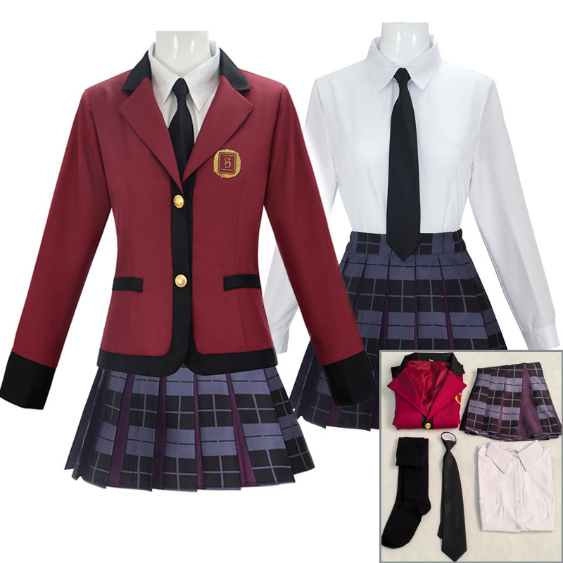 Bet Jabami Yumeko Cosplay Costume Action Version Compulsive Gambler School Ryota Suzui Uniform