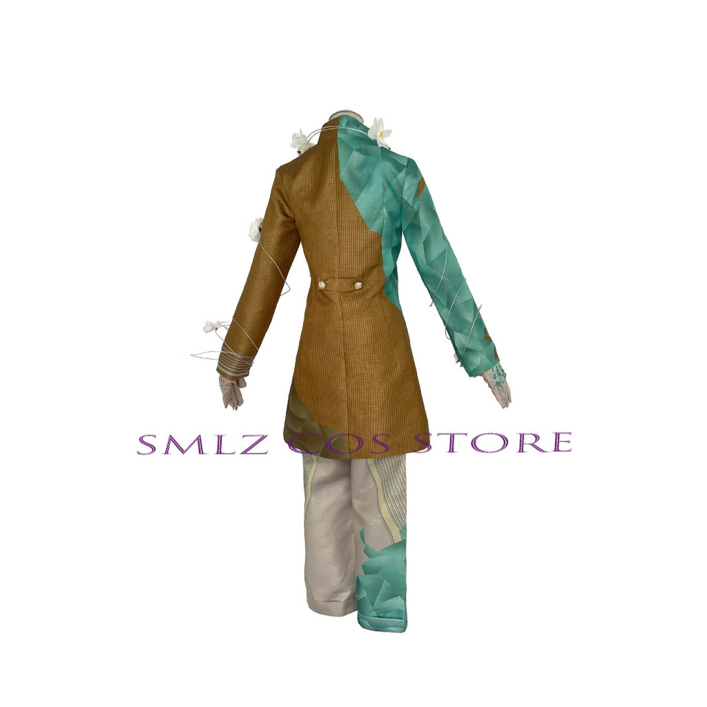 Game Identity V Aesop Carl Embalmer Cosplay Costume Man Handsome Flower Uniform Suit Party Carnival