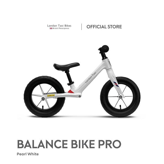 SEPEDA ANAK LONDON TAXI BALANCE BIKE PRO - PEARL WHITE