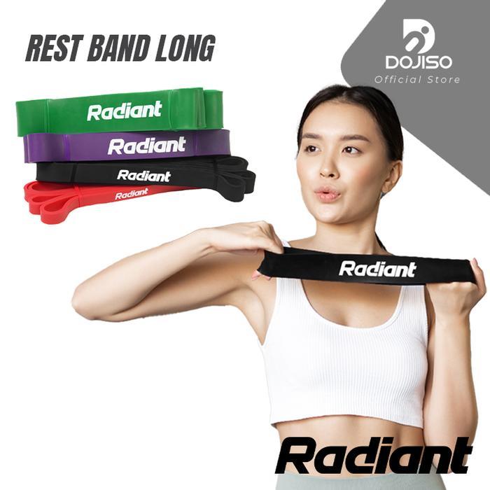 Karet Resistensi Panjang Elastis Resistance Band Long Pilates Olahraga Yoga Gym Resistance Band Long