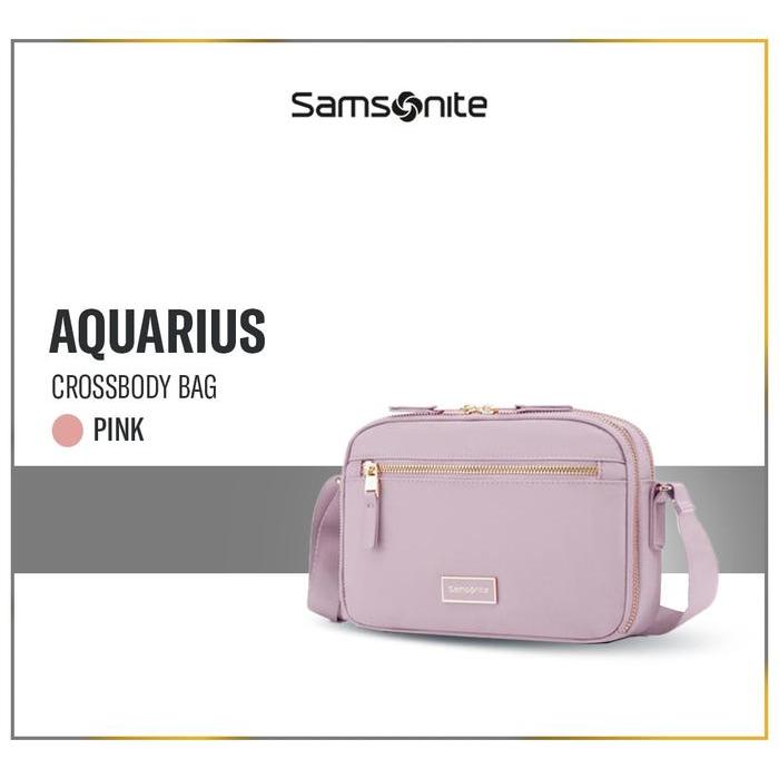 SIAPKIRIM Samsonite Aquarius body Bag - Pink READY STOCK