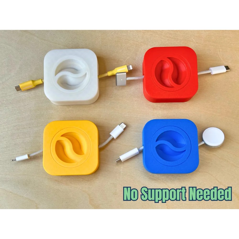 Cable Organizer Box / Cable Winder – Cable Winder Organizer, Portable, 3D Print