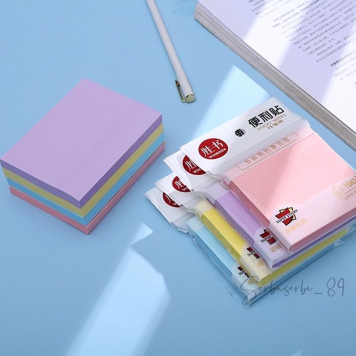 sticky note post-it memo tempel warna warni post it 100 lembar