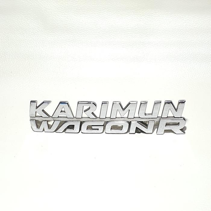 EMBLEM LOGO PINTU BAGASI BELAKANG KARIMUN WAGON R 77831-67L0 SUZUKI WAGON R