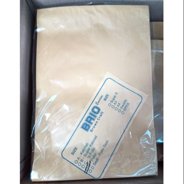 Amplop Coklat Folio TERMURAH/Map Coklat/Envelope Samson/Amplop F4 Kertas