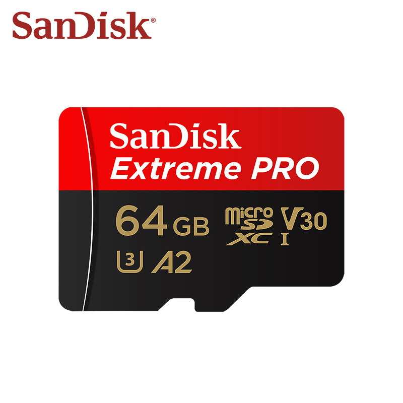 Original Sandisk Extreme PRO Card 32GB 64GB 128GB 256GB High Speed 512GB 1TB V30 Micro SD Card Class
