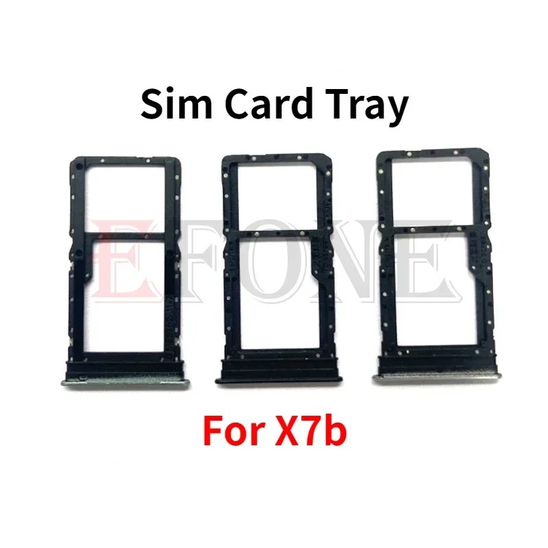 10Pcs For Honor X6A X7B 4G 5G Sim Card Tray Holder Sim Card Reader Socket
