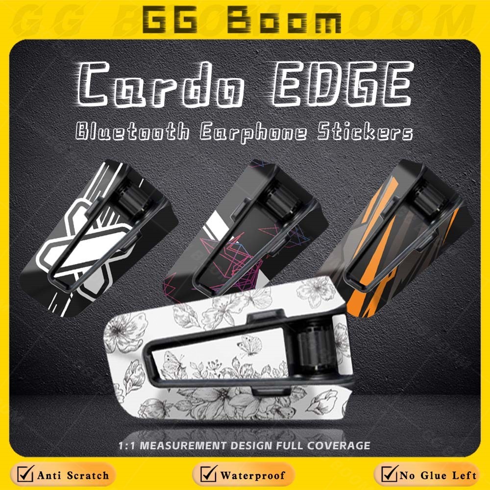 For Cardo Edge Cardo Edge Motorcycle Bluetooth Headset Sticker Earphone Protection Decals