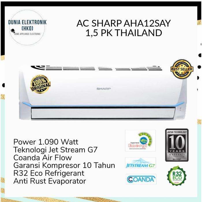 AC SHARP AHA12SAY 1.5 PK STANDAR THAILAND | ac sharp 12 say R32