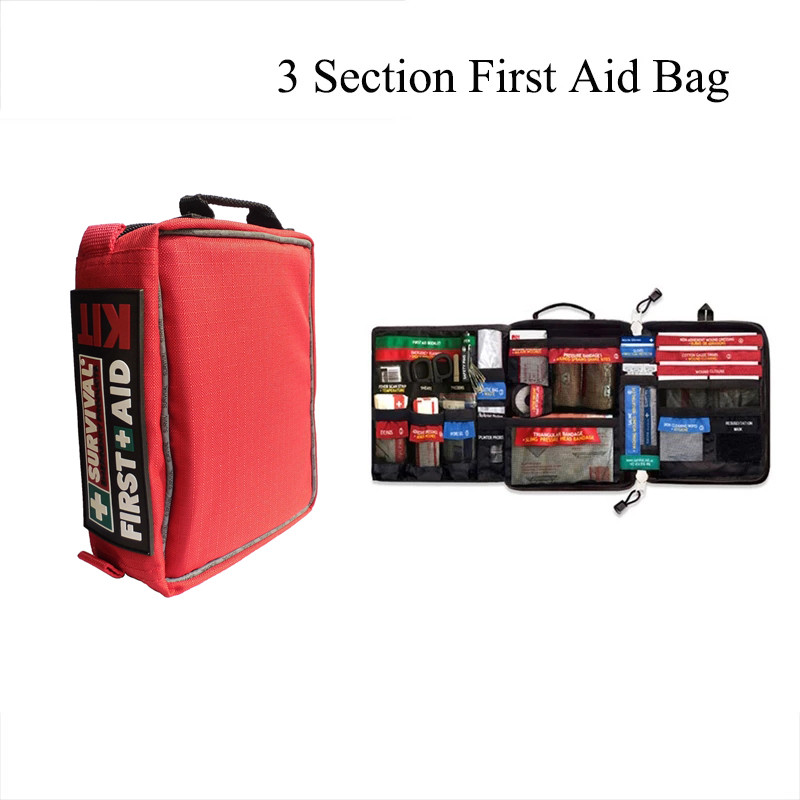 Safe  Wilderness Survival Car Travel First Aid Kit Medical Bag Outdoors First-Aid Kit Camping Emerge