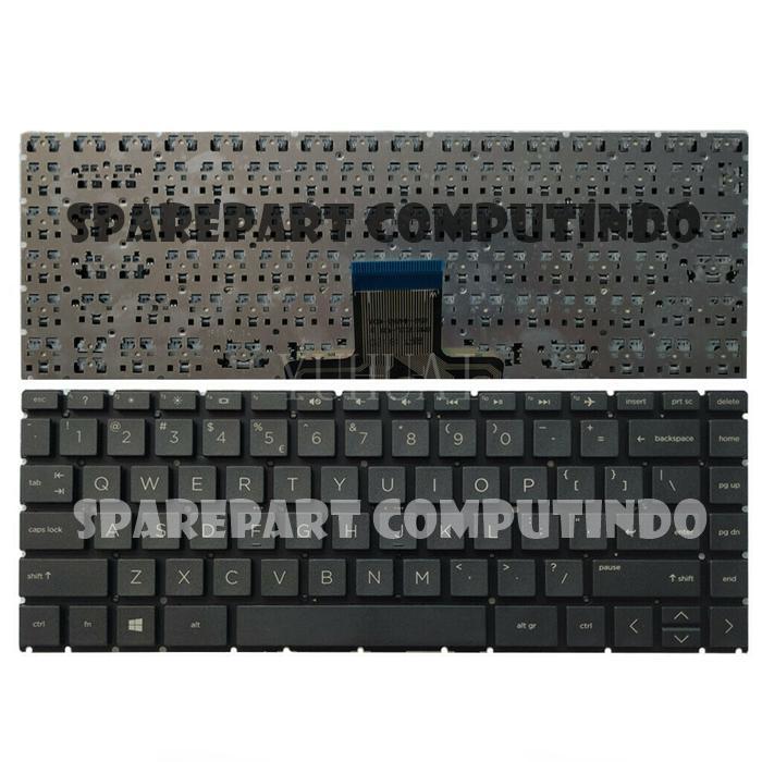 Keyboard Hp 14-CM0XXX 14-CK0132TU Hitam