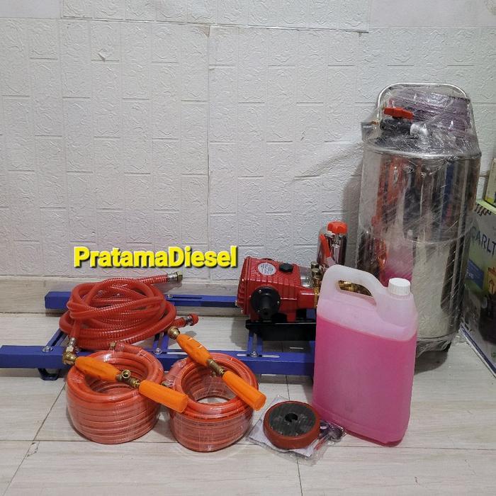 Paket Sprayer Steam Cuci Motor Mobil Tabung Salju