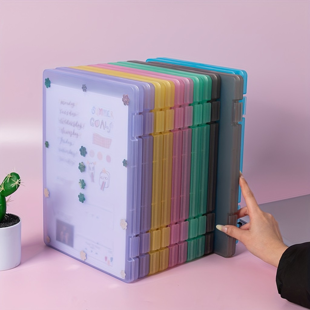 Invoice Storage Box, Office Supplies, Document Folder, Check Receipt, Household Manual, A4 File