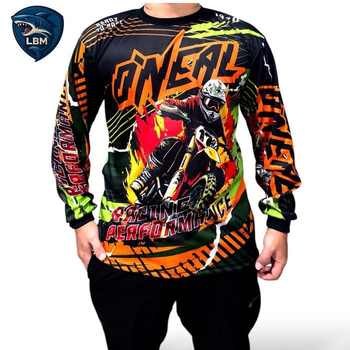 Best Seller Jersey Motor Cross Ofroad Baju Trail Kaos Klx Lengan Panjang Original