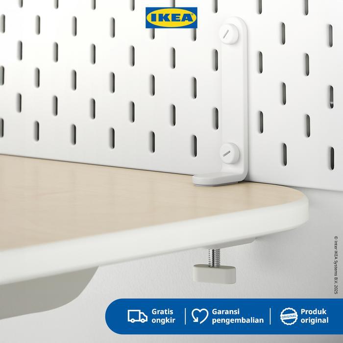 IKEA SKADIS Konektor Meja Dengan Papan Pegboard Isi 2pcs