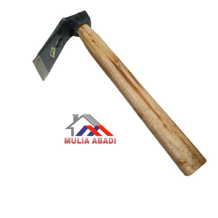 Rimbas + gagang kayu set / petel cangkul cap ayam jago