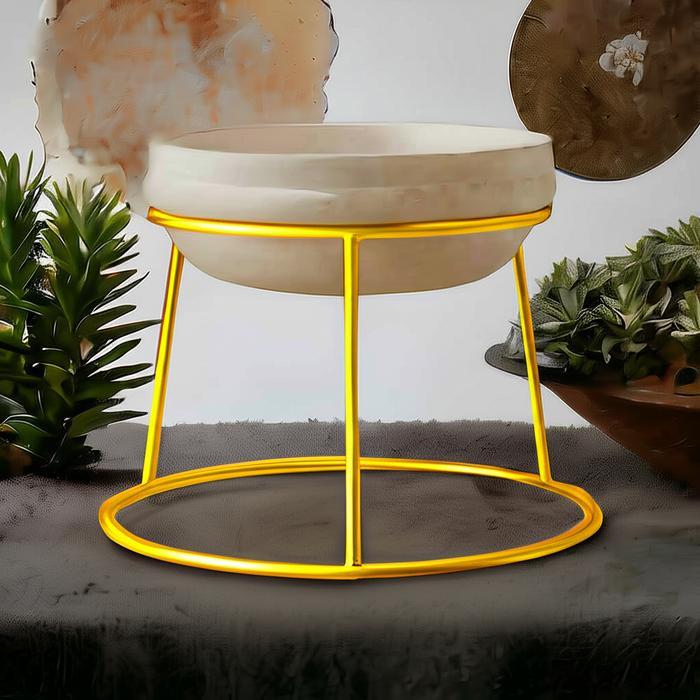 Najwa Gadget Besi 6 Mm Standing Pot Lingkaran Bolak Balik / Dudukan Pot Lingkaran / Rak Bunga Besi /