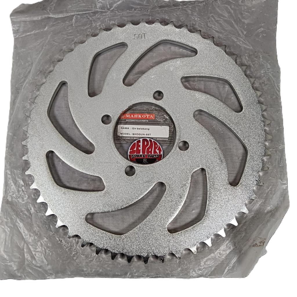 Gir gear belakang Suzuki SHOGUN SMASH RC SATRIA 2T 50T 428