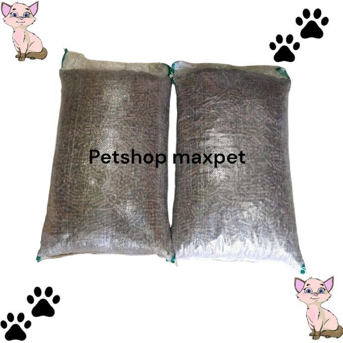Wood Pellet Pelet Pallet Palet Alas Kandang Kayu Kucing Hamster 20 Kg