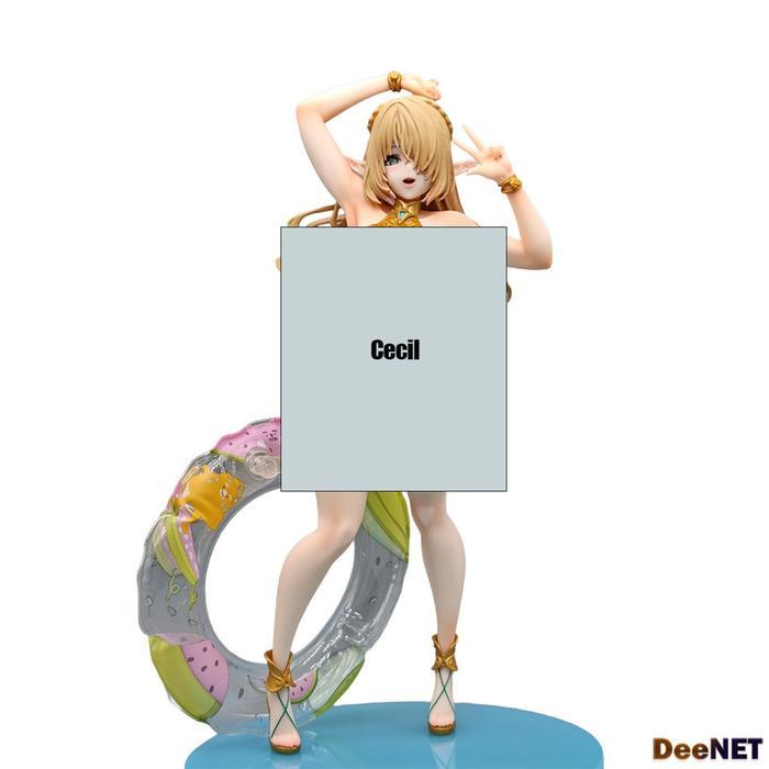 Terbaru Cecil Bathing Suit Version Elf Village 25cm Action Figure PVC D-XAC058 Barang Berkualitas