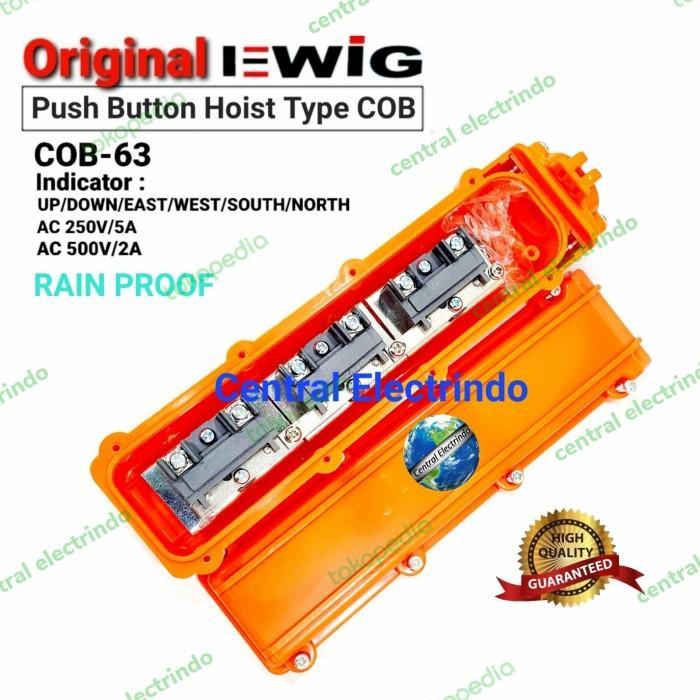 HOIST PUSH BUTTON EWIG COB-63 6 TOMBOL.