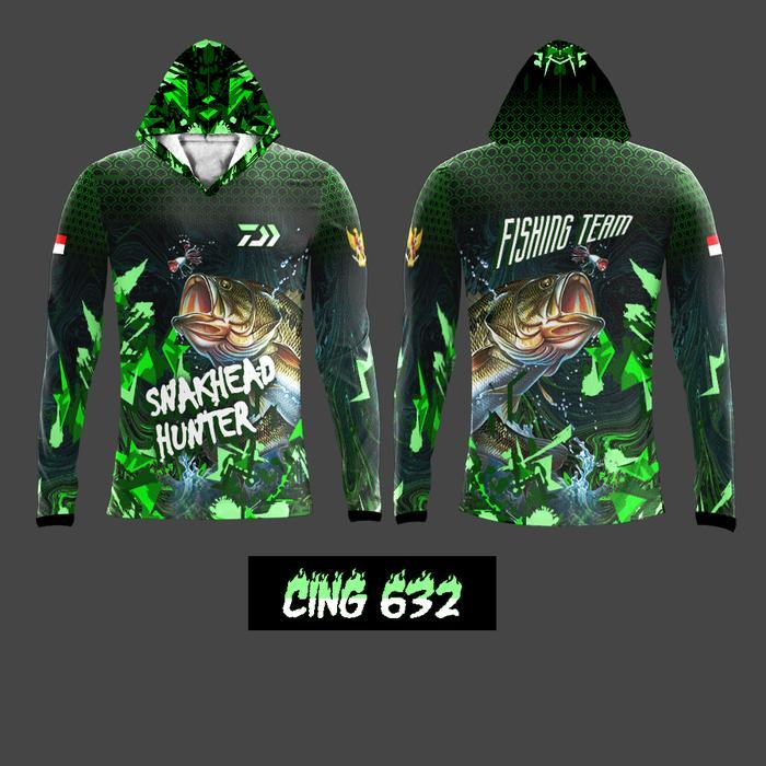 TERMURAH Kaos Baju Jersey Mancing Mania Baramundi Fullprint Custom CING632 READY STOCK